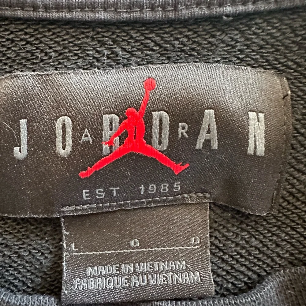Nike Jordan Jump Man Black Sweatshirt. Men’s Large.